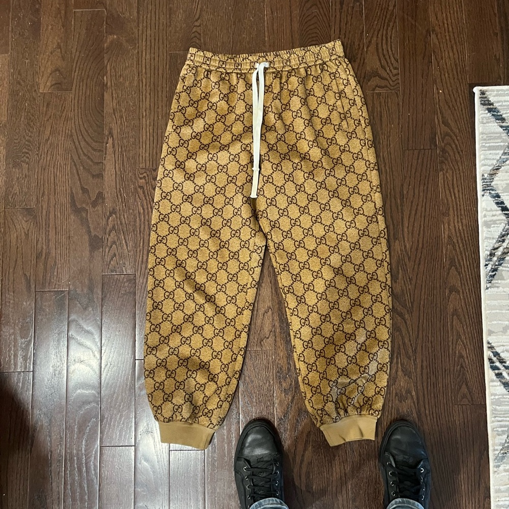 Gucci men’s monogram joggers